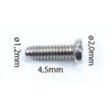 Parafuso Ø1,2mm - 2.0x1.2x4,5mm Rosca Total - Image 2