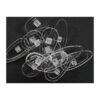 Plaquete em Silicone Simetrica Parafuso 15mm Fina