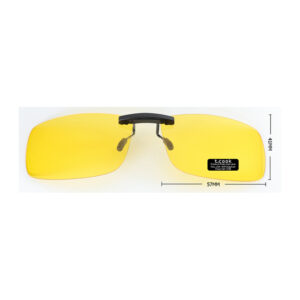 CLIP-ON 57x41-AMARELO