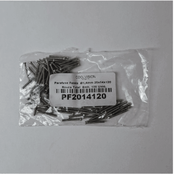 Parafuso Ø 1,4mm - 2.0x1.4x12,0mm Rosca Total