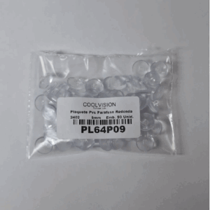 Plaquete Pvc Redonda Parafuso 09mm