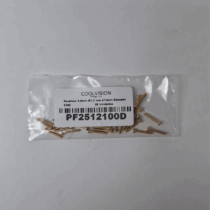 Parafuso Ø 1,2 mm - 2,5x1,2x10mm Dourado