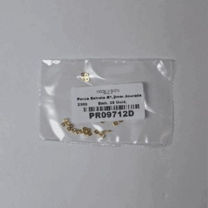 Porca de Estrela 0.8 Ø 1,2mm Dourada