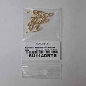 Suporte de Plaquete Reto Encaixe